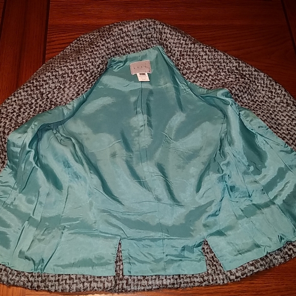 PHILLIPE ADEC Wool Boucle Tweet Jacket - Picture 4 of 8